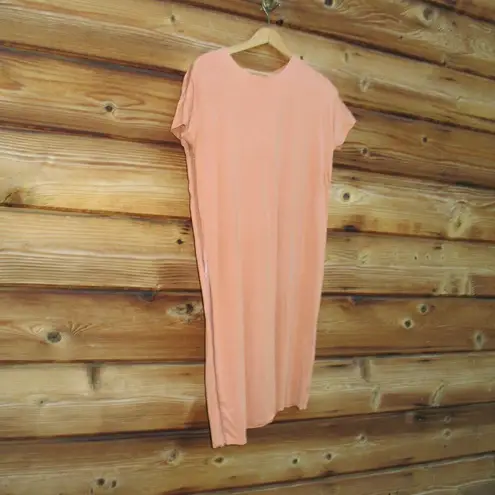 NWT Kada Infinity Tee Mini T Shirt Dress Orange Size L