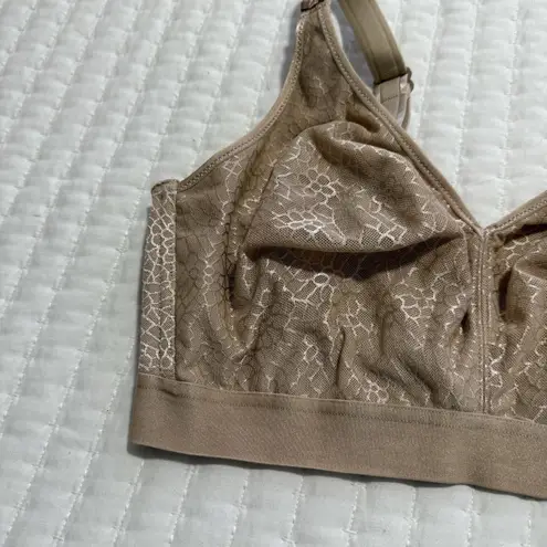 Chantelle C 34H Magnifique Full Bust Wirefree Bra Nude Sand C18920