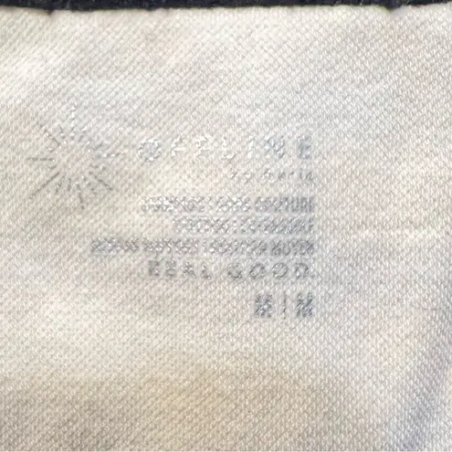 Aerie  Black and White Fitted Crop Tank Top