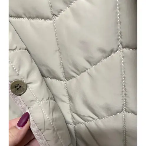 Theory  Tan Parka Removable Insert Vest Size Medium Minimalist Winer Jacket