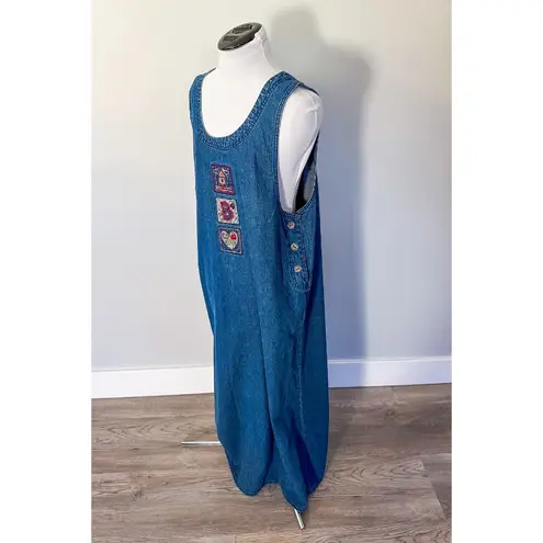White Stag Vintage Teacher Denim Overall Dress