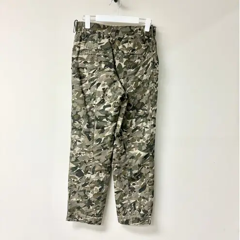 Zadig & Voltaire Pilote Camouflage Mid-Rise Straight Ankle Pants Green 36 / 4