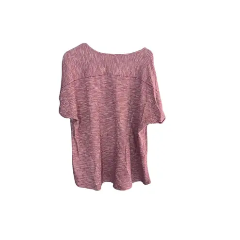 Natural Reflections Women's 2XL 100% Cotton Pink Red Short Sleeve T-Shirt