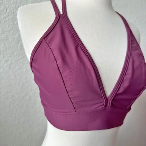 Five Dancewear Berry Nikita Strappy Sports Bra Purple Size L