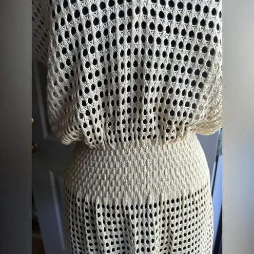 Crochet boho swim beach cover