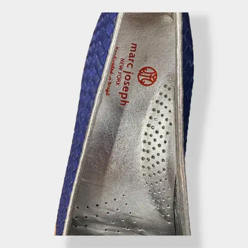 Marc Joseph New York Leather Columbus Flats in Blue size 7.5