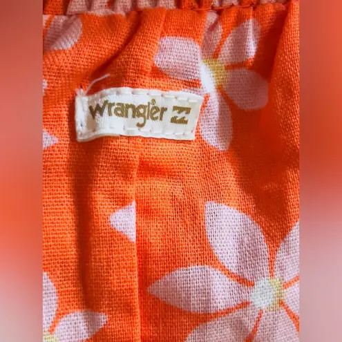 Wrangler Billabong Hung Up Linen Floral Maxi Dress size Small