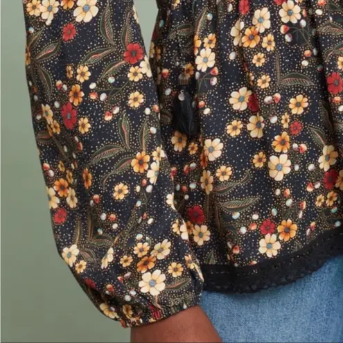 Farm Rio Sayen Floral Long Sleeve Boho Top