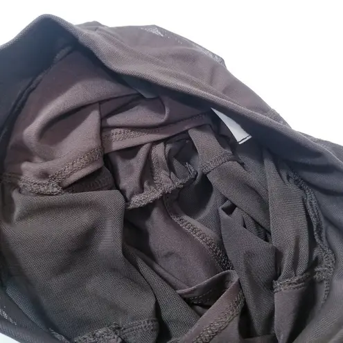 HALF Heart Brown Sheer Leggings Pants size Small