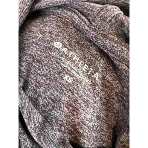 Athleta  Uptempo hoodie‎ pullover sweatershirt size XS Extra Small Purple 382882