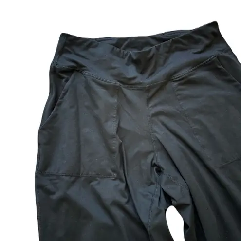 Leggings Depot Women's Black Workout Casual Lounge Pants Jogger Size Medium