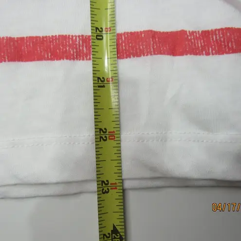 Hello Kitty Sanrio Rainbow Stripes Juniors White Tank Top Racerback XS 71868