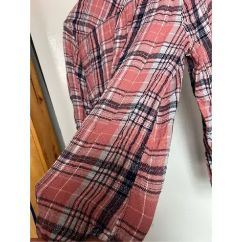 Westport Multicolor Plaid Women’s Button Up Top Size Large