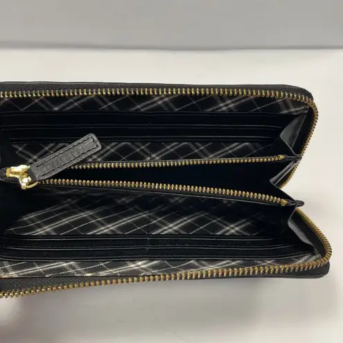 Burberry  Blue Label Long Zippy Wallet - Black