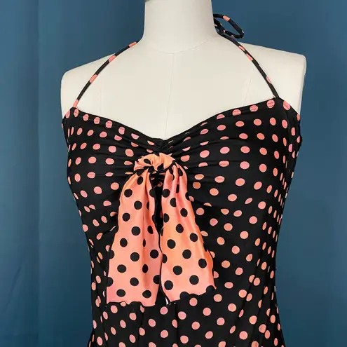 Pierre Cardin Vintage 80s Polka Dot One Piece Swimsuit