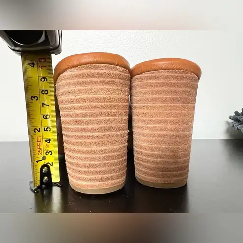 Kork-Ease Women's Rose Pink Knotted Suede Heels Size 10