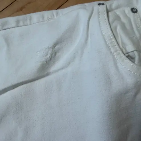 Pilcro ANTHROPOLOGIE High Rise BootCut Denim Jeans Size 31 White