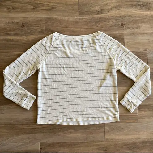 Marine layer Striped Long Sleeve Crewneck