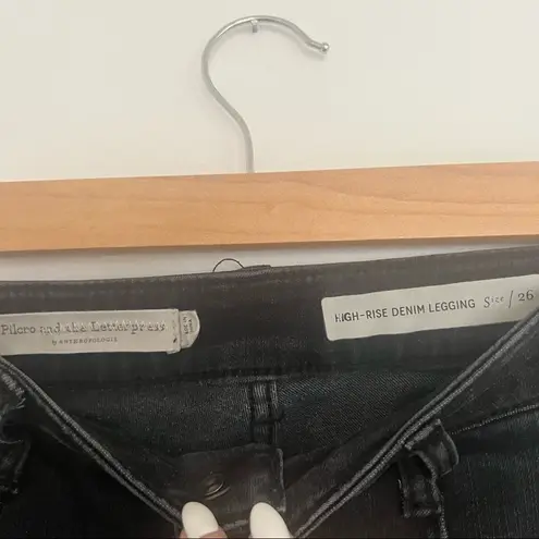 Pilcro and the Letterpress PILCRO High-Rise Denim Legging