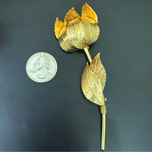 Vintage CORO Textured Gold