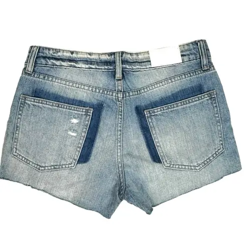 Pistola Asher Girlfriend Jean Shorts in Supreme Hit Distressed Frayed Size 28