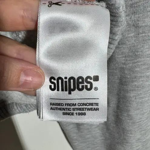 Snipes Sweatshirt Women M Gray Crop Gray Hoodie Streetwear Athleisure Casual Size M