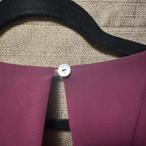 Show Me Your Mumu NWT  Emily Empire Maxi Dress in Red Merlot Chiffon Size XS