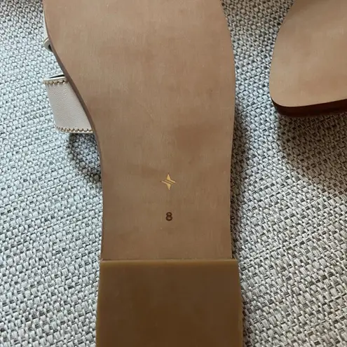 Tuckernuck NEW Cognac and White Leather Muse Sandals Size 8