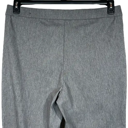 Alfred Dunner SZ 14 Pull-On Pants Flat Front Stretch Straight Leg Pockets Gray - Image 3
