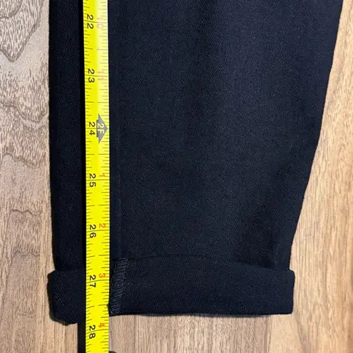 Judy Blue Women's Black High Waisted Double Roll Cuff Jogger Jeans 3/26 Comfy