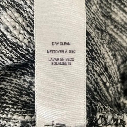 Splendid VTG Y2K  Women Tunic Sweater M Gray Black Marled Cowl Neck 3/4 Sleeve‎