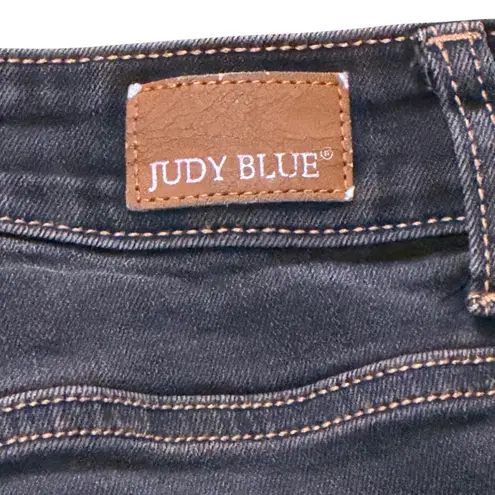 Judy Blue Womens 3XL Denim Bermuda Shorts Plus Size Dark Wash Stretch Casual