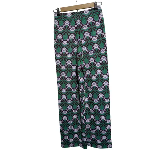 NWT Suncoo Jasper Pants β Vert Viscose Knit Jacquard, Size T1 (US S) Green