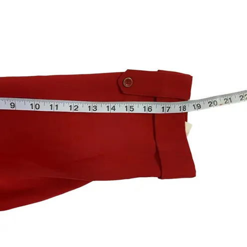 Allison Daley Women's Knee Deep Brick Red Zipper Top