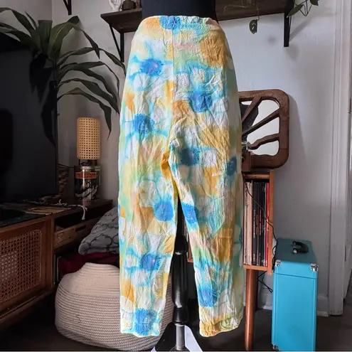 Jams World Vintage 90’s Ivory Flower Draw String Pants