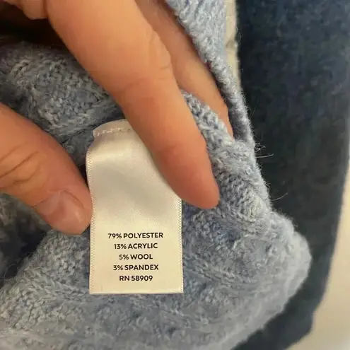 Westbound color block quarter zip wool sweater