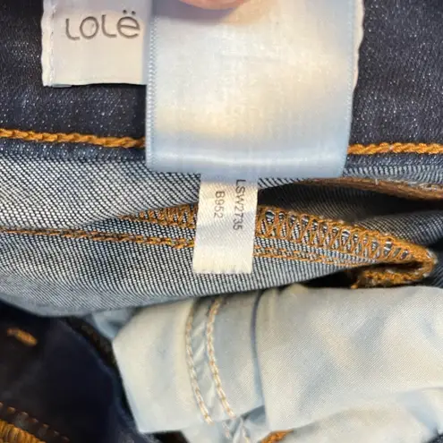 Lole Lolë Jeans Blue Denim Skinny Long Yoga Jeans Sz 25 EUC; Retail $150 Button & Zip