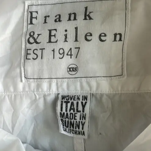 Frank & Eileen WHITE SHIRT Sz:XXS