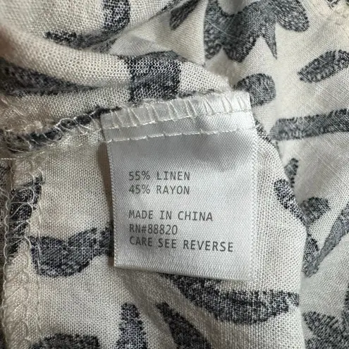 Christian Siriano Boho Linen Cropped Square