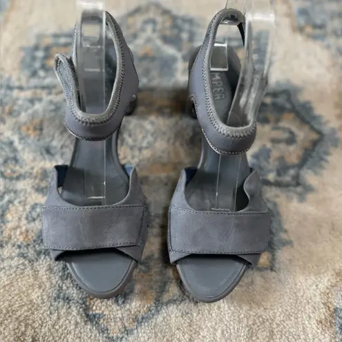Camper Myriam Women's Gray Sandals Size 37/6.5