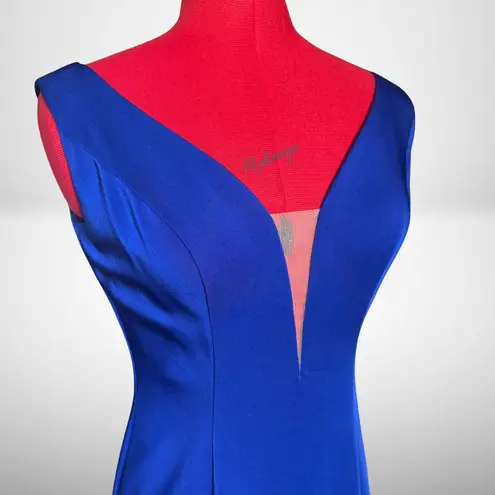 Shail K Plunging V-Neck Mermaid Evening Gown Size 8