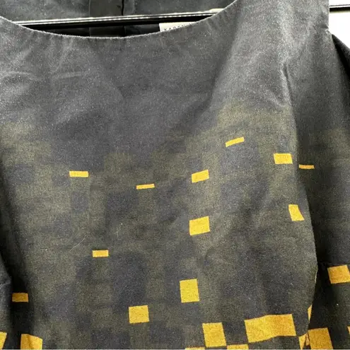 Karen Millen Black Ombre Colorful Block Print Sleeveless Mini Dress Size 4