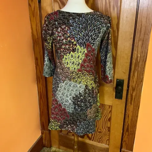 Reborn bright mandalas sweater dress Size M
