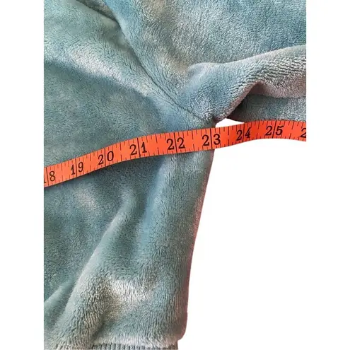 Weekend Edition Cropped Fleece Full Zip Hooded Sweatshirt Soft Gray Size M