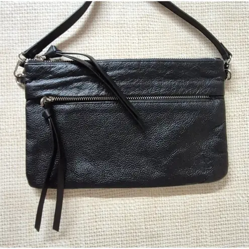 Handbag Butler Black Leather Mighty Purse Crossbody Bag Minimalist Closet Staple