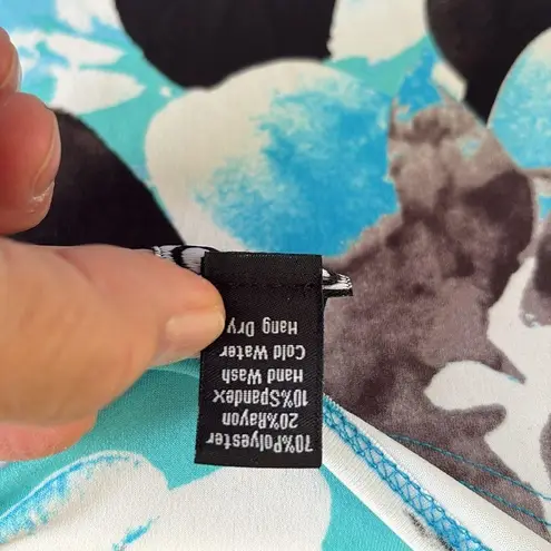 EUC Clara Sun Woo Floral Stretch Top Size XS