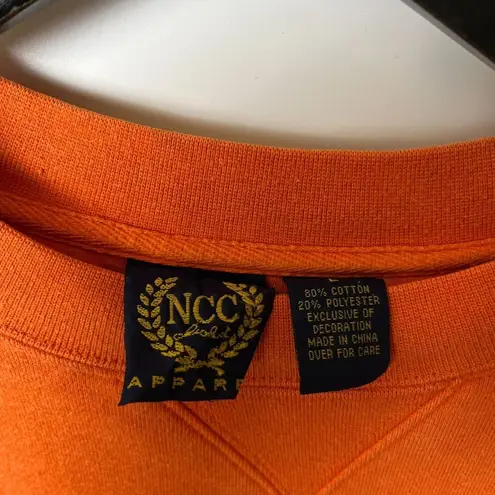 Vintage 90s Virginia Cavaliers Orange Crewneck Sweatshirt L Embroidered Unisex Size L