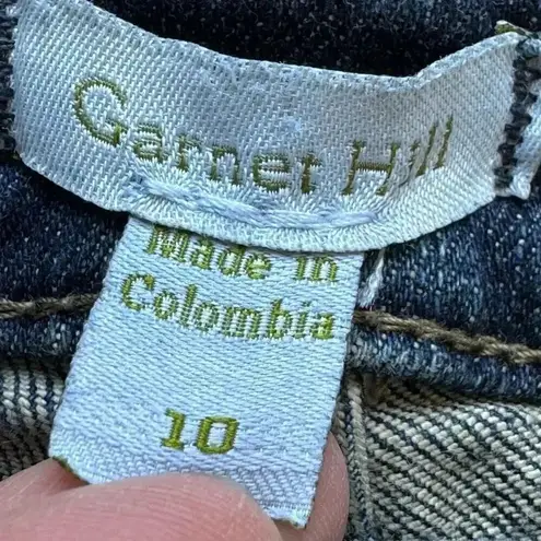 Garnet Hill Dark Wash Blue Bootcut Cotton Spandex Y2K Tall Jeans SZ 10 #2022