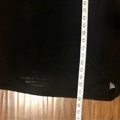 New Directions Black Wrap Look Cowl Neck Sweater, Size Small