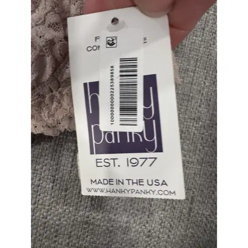 Hanky Panky Retro Lace Bralette 9K7406 Chai (nude) Sz M NWT $56